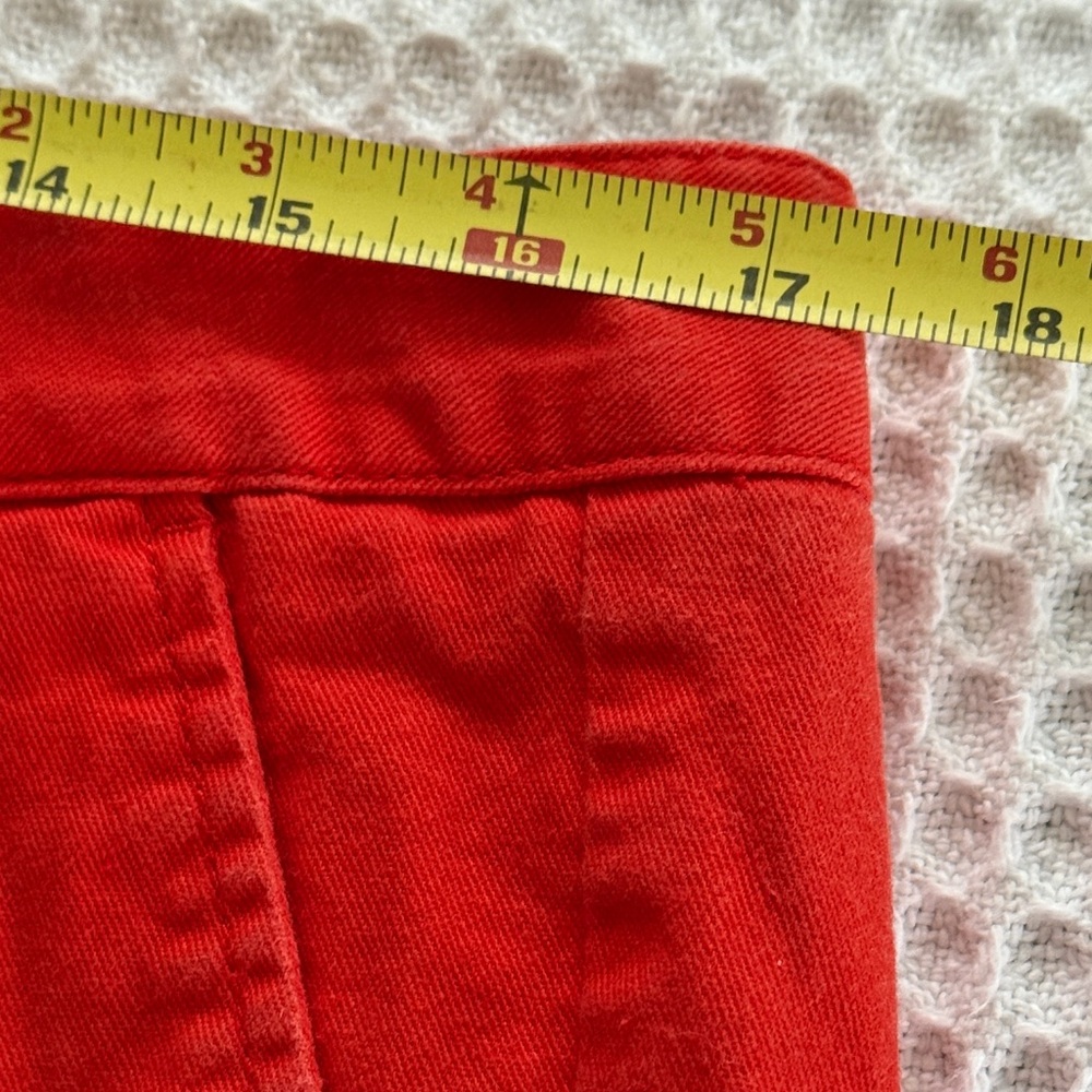 Hurley Women's Lowrider Orange-Red Shorts EUC 13 - Picture 7 of 13